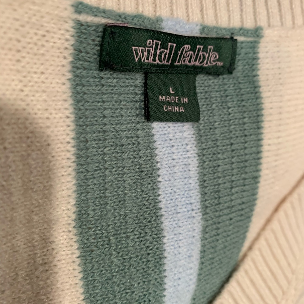 Soft & Thin Wild Fable Striped Sweater - Picture 4 of 4